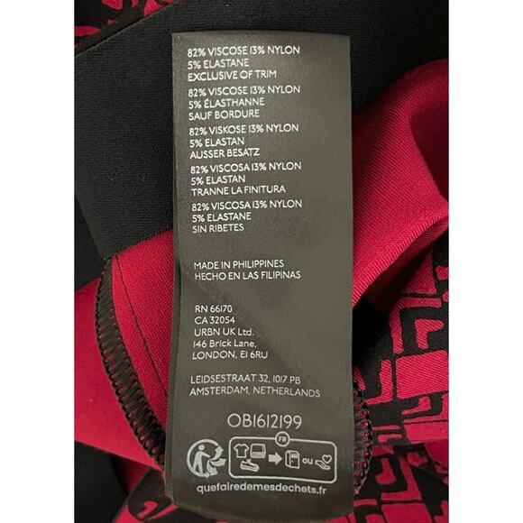 Maeve Red and Black Wide Leg Pants - Picture 12 of 12